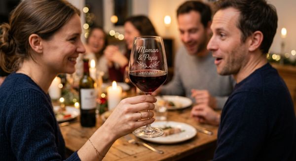 Surprenez vos proches avec un verre à vin gravé personnalisé